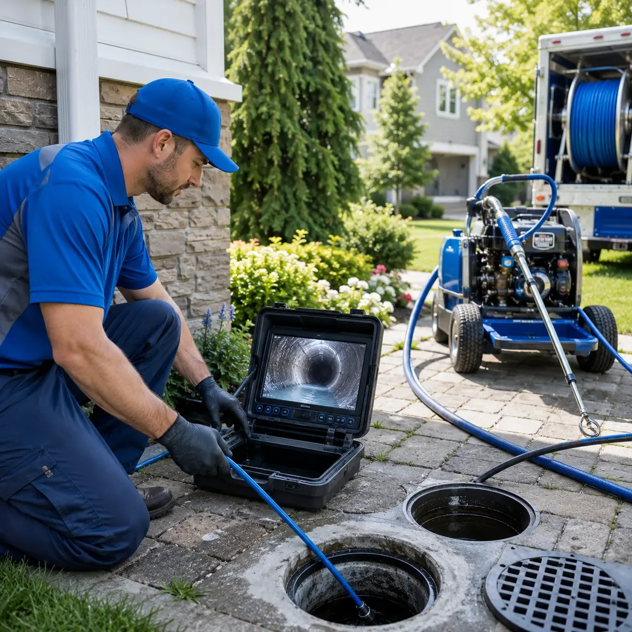 Outdoor drain cleaning professionals serving Barnstead, NH