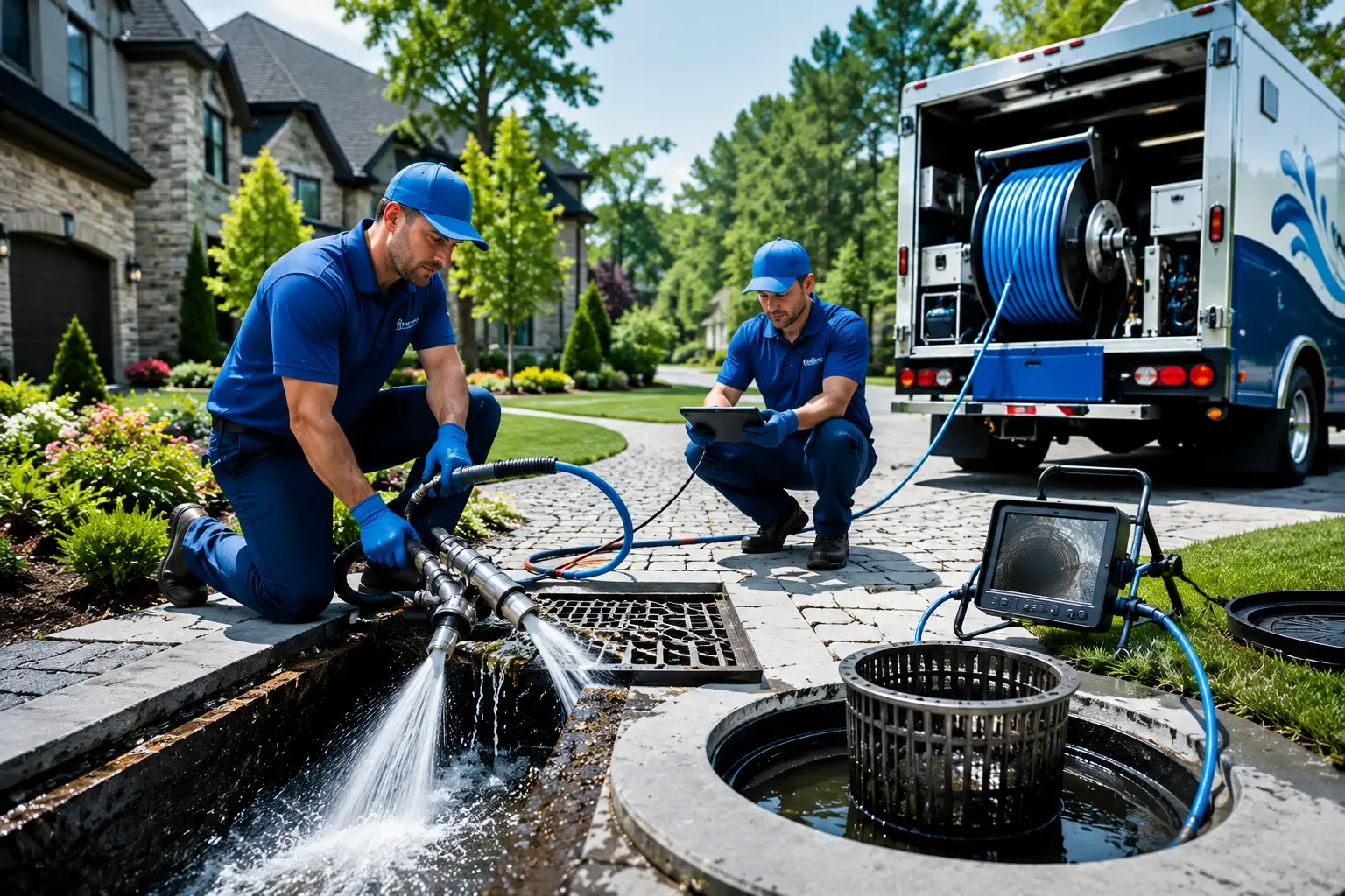 Local outdoor drain cleaning professionals in Barnstead, NH